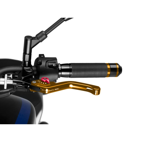Puig Short V3 Clutch (Gold Lever With Blue Selector) Red